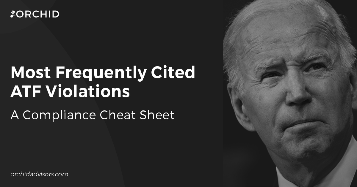 White text atop black background next to grayscale photo of President Joe Biden