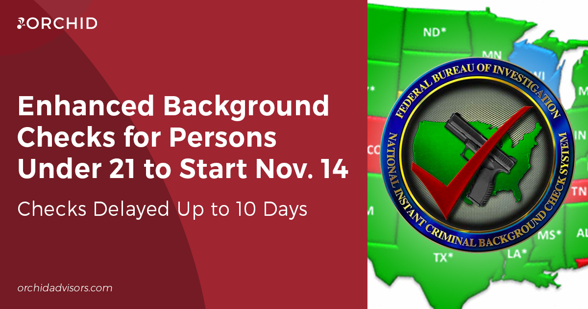 Enhanced NICS Background Checks For Persons Under 21 to Start Nov. 14