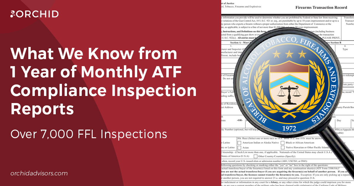 What We Know from 1 Year of Monthly ATF Inspection Reports