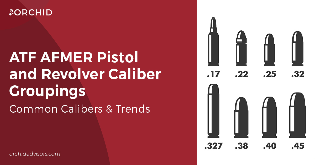 ATF AFMER Pistol and Revolver Caliber Groupings