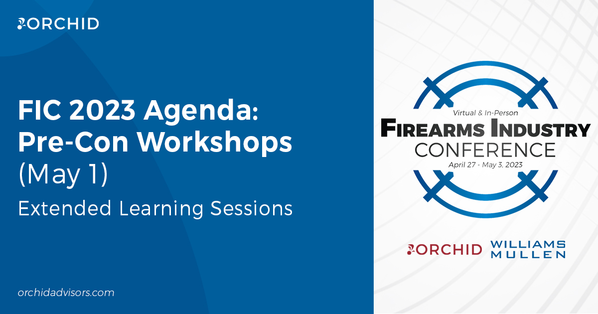 FIC 2023 Agenda: Pre-Con Workshops (May 1)