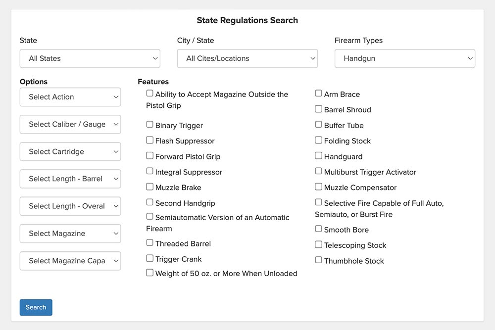 State-Regulations-Search Real time response