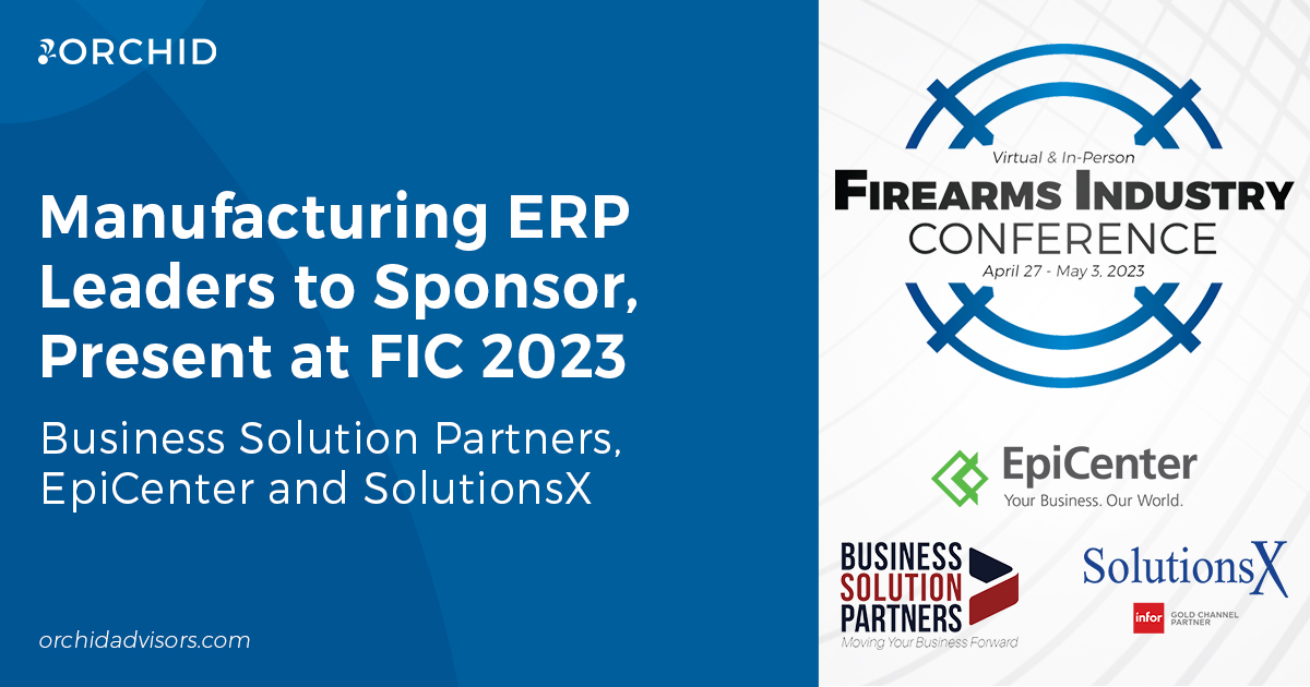 Manufacturing ERP Leaders to Sponsor, Present at FIC 2023