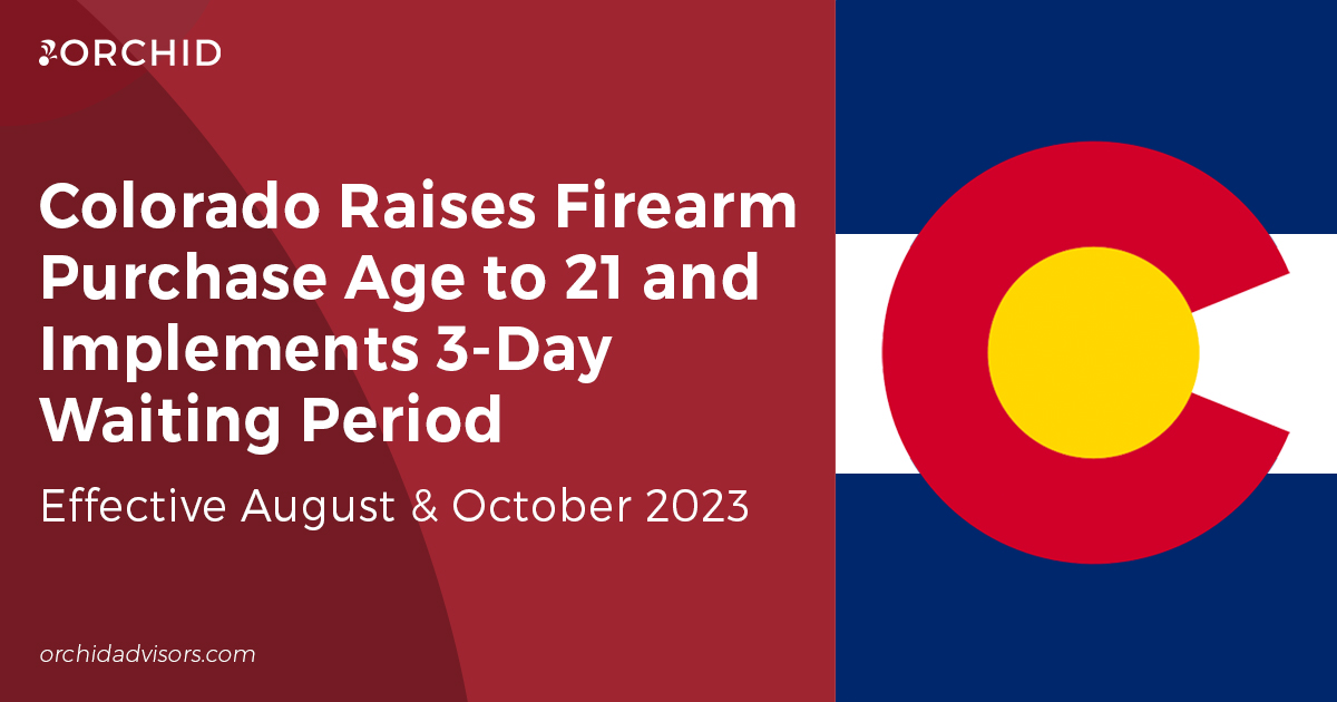 Colorado Raises Firearm Purchase Age to 21 & Implements 3-Day Waiting Period