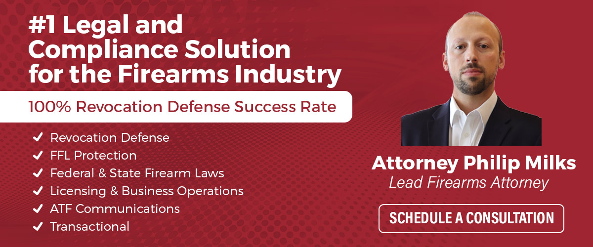 #1 Legal and Compliance Solution for the Firearms Industry
