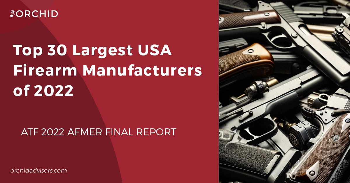 Top 30 Largest USA Firearm Manufacturers of 2022