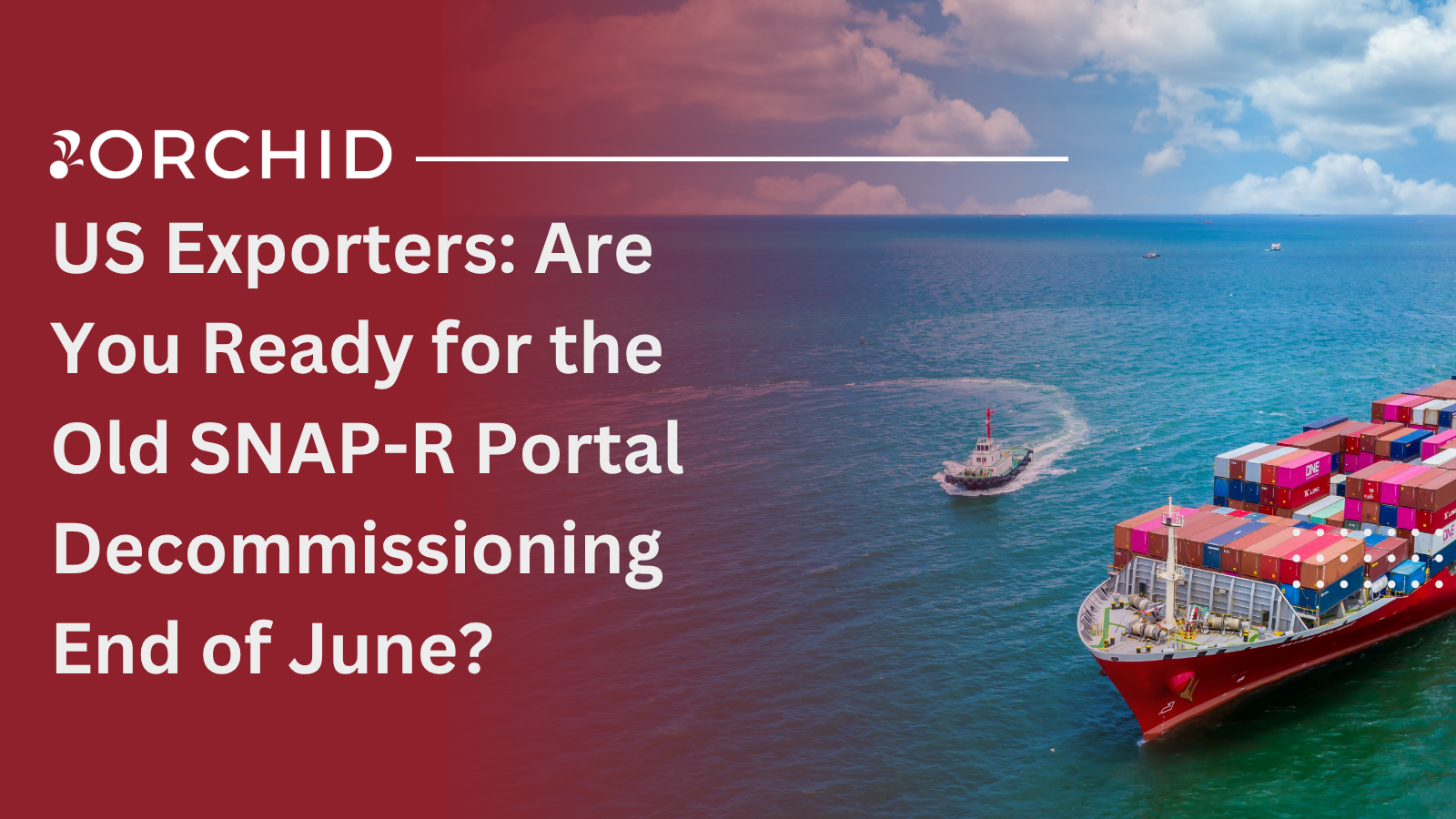 US Exporters: Are You Ready for the Old SNAP-R Portal Decommissioning End of June?